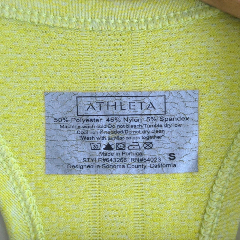 Athleta Fastest Track Ruched Racerback Workout Tank - Picture 4 of 7